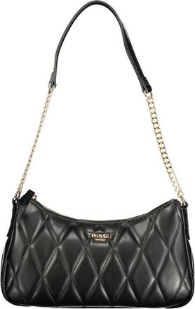 Twinset Shoulder Bags, female, Black, Size: ONE SIZE 1-Handle Chain Shoulder Bag