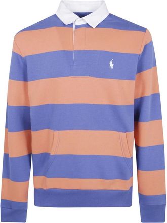Polo Ralph Lauren Tops, Heren, Veelkleurig, S, Katoen, Gebreide Rugby Pullover