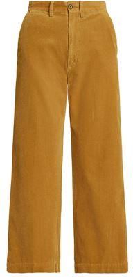 Ralph Lauren CORDUROY WIDE-LEG CROPPED PANT