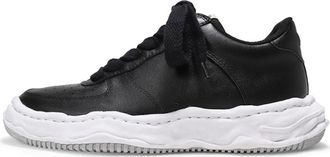 Miharayasuhiro Peterson23 OG Sole Leather Low Black A11FW704-BLACK