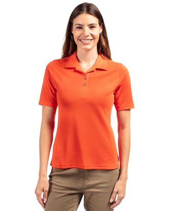 Cutter & Buck Virtue Eco Pique Recycled Womens Polo Shirt