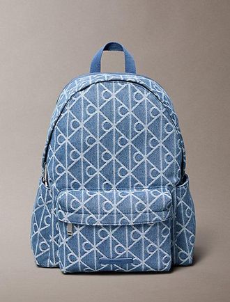 Calvin Klein Denim Logo Jacquard Backpack