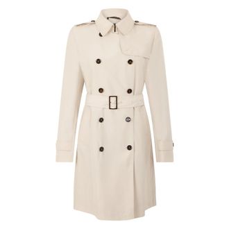 Moorer Trench Coats, female, Beige, Size: M Elegant Trench Coat