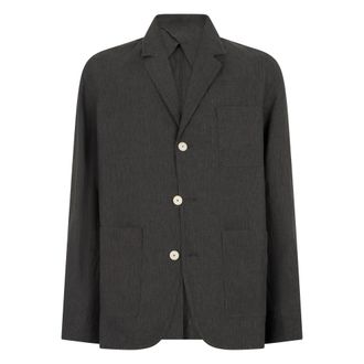Jacquemus Blazers, male, Gray, Size: 2XL Single-breasted jacket