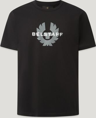 Belstaff T-shirt Surface Uomo Jersey Di Cotone Nero 2xl