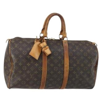 Louis Vuitton Pre-owned Weekend Bags, female, Brown, Size: ONE SIZE Pre-owned Vintage Boston Bag