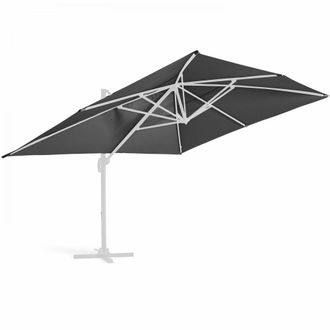 Oviala Tela para sombrilla voladiza de 4 x 3 m color antracita