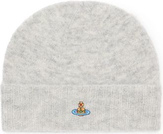 Vivienne Westwood Beanies - unisex - Hoeden - Grijs - ONE Size - Wol - Accessoires