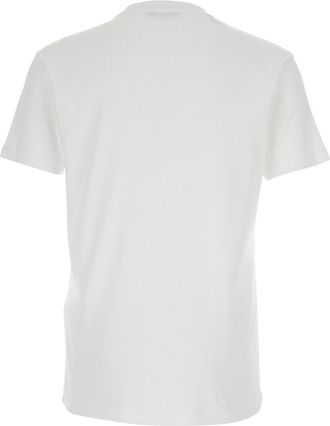 Tom Ford Mens T-Shirt Crew Neck White Cotton T-Shirts And Polos
