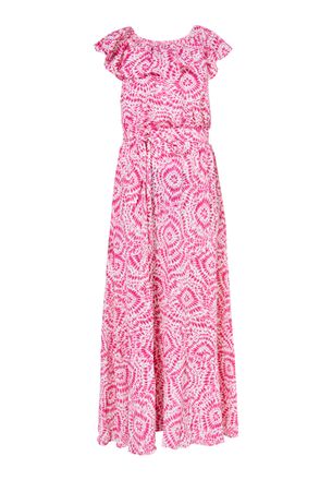 Izia Maxi-jurk met print Dames roze