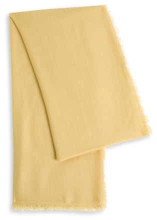 Ama Pure Ama Pure Fine-knit Cashmere Scarf - Yellow - One Size