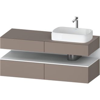 Duravit Qatego Consola Mueble Bajo Lavabo, 2 Extensiones, 2 - Duravit