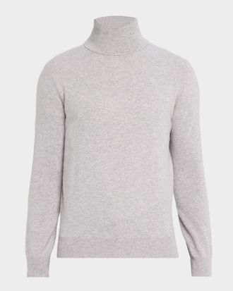 Neiman Marcus Men & apos;s Cashmere Melange Turtleneck Sweater