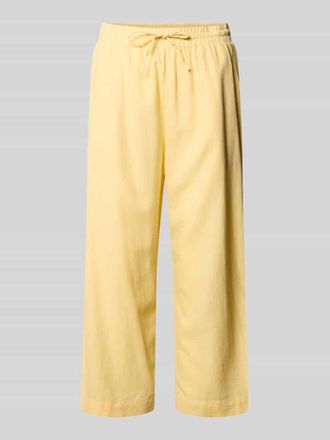 Freequent Wide Leg Pants mit elastischem Bund Modell Lava in GELB, Gr&ouml;&szlig;e XXL