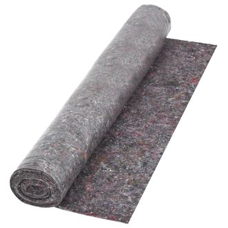 vidaXL Vidaxl - Fieltro Antideslizante Protector Color Gris 50 M 180 G/m&sup2;