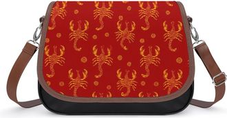 Generic Scorpion Pattern Fashion Womens Crossbody Bags Novelty Handbag Shoulder Bag Purse