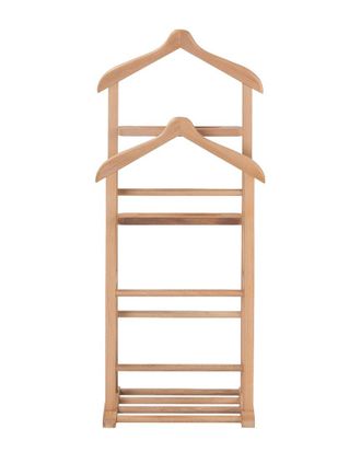 Hanah Home Elegant Beech Wood Valet Stand