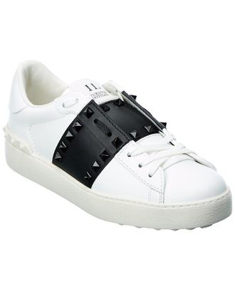Valentino Rockstud Untitled Leather Sneaker