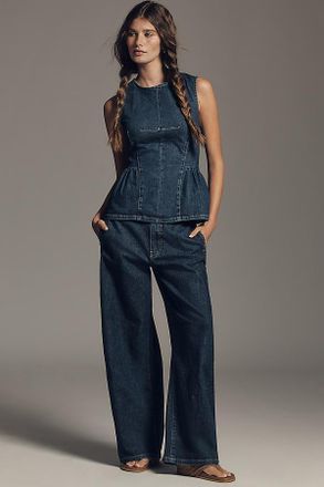 Maeve High-Rise Tapered Jeans