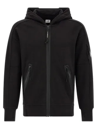 C.P. Company Black Cotton Mens Sweatshirt
