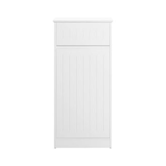 SoBuy Cesto Para Ropa Sucia Armario Multifuncional De Ba&ntilde;o Con 1 Cesto Y 1 Caj&oacute;n Blanco 40 X 39 X 86 Cm Bzr110-w Sobuy Es
