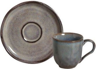 Porto Brasil Coffee Cup & Saucer - Set of 6 in Tourmaline at Nordstrom