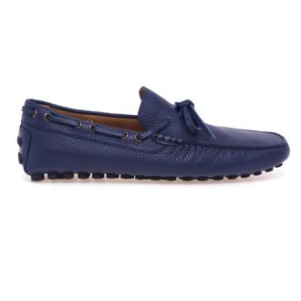 Doucal's Driver Loafer - Heren - Bootschoenen - Blauw - 44 EU - Katoen - Schoenen