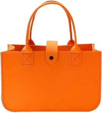 Generic Felt Tote Bag, Flower Large Capacity Shopping, Simple Cloud Bag, Handheld Storage