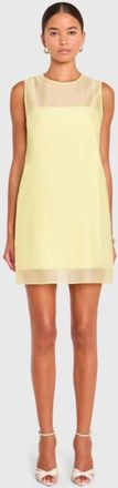 Amanda Uprichard Annina Dress In Yellow