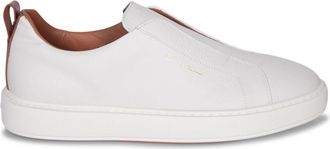 Santoni Sneakers - Heren - Sneakers - Wit - 42 EU - Schoenen
