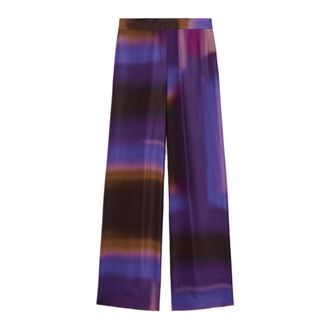 Momoni Wide Trousers, female, Multicolor, Size: XS Womens Trousers Clothing Brown Ss26