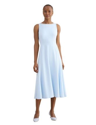 Hobbs London Beatrix Embellished Midi Dress in Pale Blue at Nordstrom, Size 4