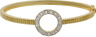 Bony Levy Circle of Life Diamond Bangle in 18K Yellow Gold at Nordstrom, Size 7