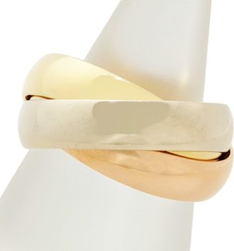 Cartier Pink Gold White Gold Yellow Gold Yellow Gold (18K) Pink Gold (18K) White Gold (18K) Band Ring (Pre-Owned)