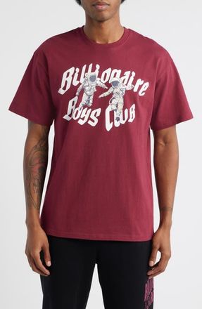 Billionaire Boys Club BB Flyers Astronaut Cotton Graphic T-Shirt in Rhododendron at Nordstrom, Size Xx-Large