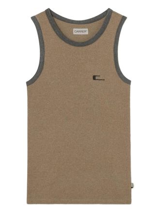 Carrera Ferraz tank top - men - Cotton - L/XL - Brown