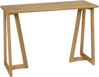 Macabane Consola de 110 cm de madera de mindi