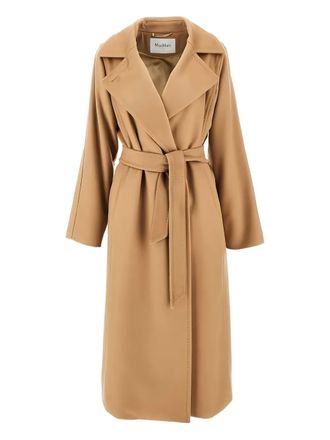 Max Mara belted coat - women - Camel Hair - 44 - Neutrals