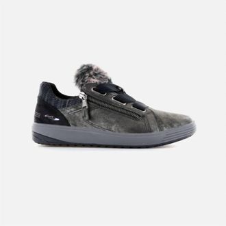 Mephisto Ma Bella Daily Sneaker In Graphite Metallic