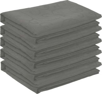 vidaXL Tela Para Mesa 5 Uds. Rectangular Gris Claro 110 X 140 Cm Vidaxl