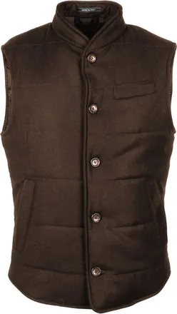 Made in Italy Wool Sleveless Mens Jacket