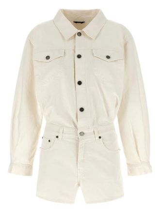 Haikure Elle Authentic Lax button-up playsuit - Neutrals
