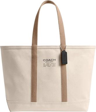 Coach Tassen, Dames, Wit, ONE Size, Leer, Utility Tote