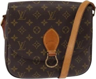 Louis Vuitton Pre-owned Cross Body Bags, female, Brown, Size: ONE SIZE Pre-owned Canvas Cross Body Bag