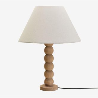 Sklum Lámpara de mesa en madera de mango Soler SKLUM