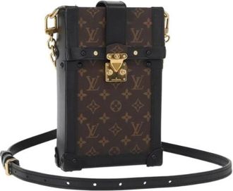 Louis Vuitton Pre-owned Cross Body Bags, female, Brown, Size: ONE SIZE Pre-owned Canvas Cross Body Bag
