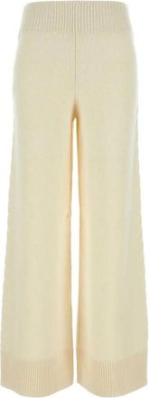 C & M Camilla and Marc Ash Wide-leg Pant - Dames - Wijde Broeken - Wit - M - Wol - Broeken