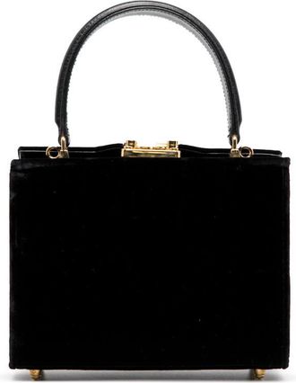 Fendi Pre-owned Fendi Velvet Push Lock Box Satchel Ladies B9NVPBQ5B1IGZSN7