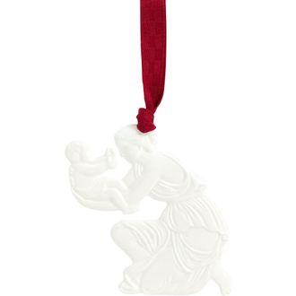 Wedgwood Festive Joy Bone China Ornament in White at Nordstrom