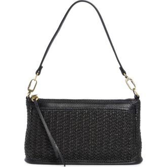 Hobo Cadence Straw Crossbody Bag in Black at Nordstrom Rack